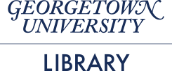 Georgetown University Library Header Logo